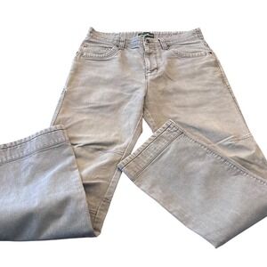 Vintage Eddie Bauer | Men's 32x34 | Double Knee Canvas Pants | Tan Cotton